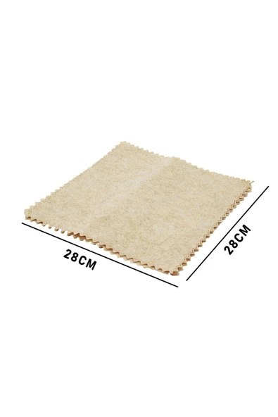 KUZGUN ONLİNE SHOP 3 PCS 28X28CM YEŞİL LİF KABAK BİTİKİ ÜRETİMİ SAF DOĞAL TEMİZLİK BEZİ (4767) - Lisinya