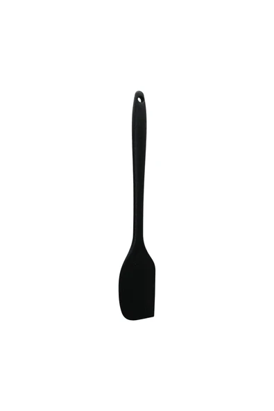KUZGUN ONLİNE SHOP SİYAH ORTABOY KÖŞELİ SİLİKON SPATULA KARIŞTIRICI 30CM (4767) - Lisinya - 1