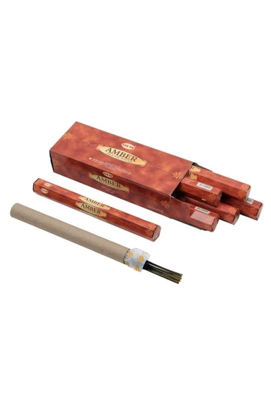 KUZGUN ONLİNE SHOP Amber Hexa Tütsü Oda Kokusu ( Lisinya )