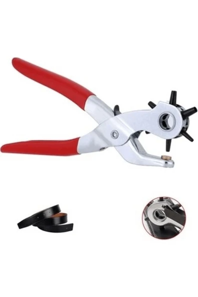 KUZGUN ONLİNE SHOP 6 Farklı Boyutta Kemer Delme Pensesi Kemer Delici - Lisinya - 1
