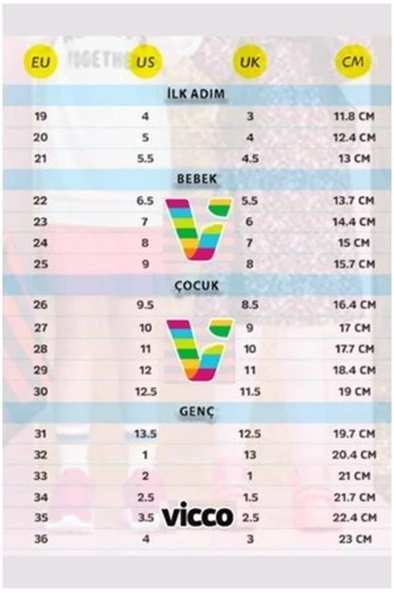 Vicco Momo 346.P24Y.145 Anatomik Taban Kız Çocuk Işıklı Spor Ayakkabı Pudra 26-30 - 8