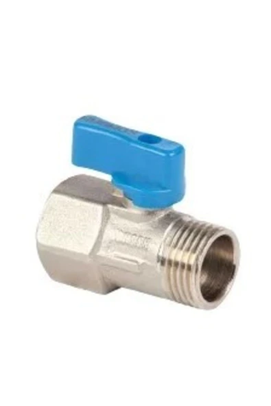 KUZGUN ONLİNE SHOP Mini Küresel Vana Erkek Dişi Mavi 1/8Kuzgun Ticaret