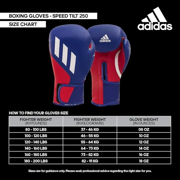 Adidas SPD250TG Speed Tilt 250 Boks Eldiveni Kick Boks Eldiveni Mavi - 2