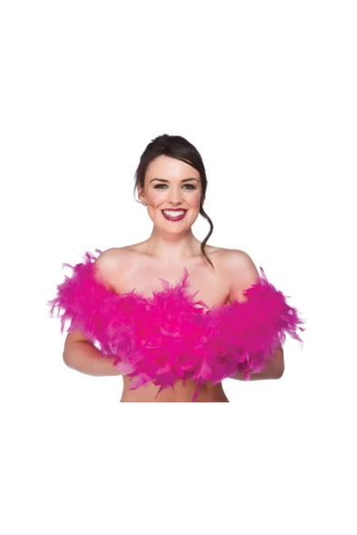 KUZGUN ONLİNE SHOP 2 Metre Boa Tüy Otriş - Pembe