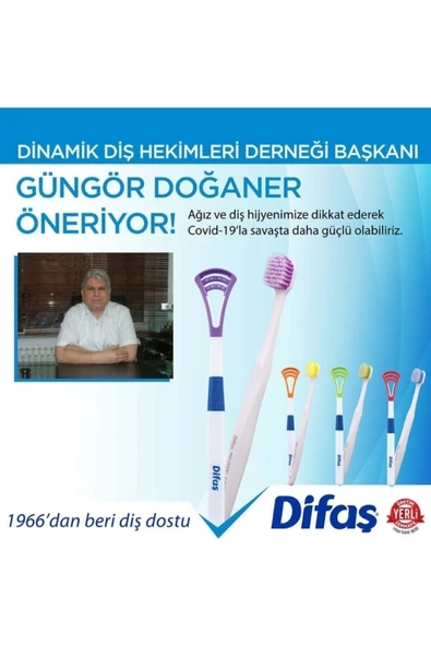 Difaş Full Care Ağız Bakım Seti ( Turuncu Renk ) - 3