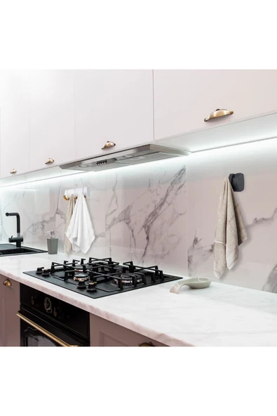 KUZGUN ONLİNE SHOP Elbise Gömlek Askısı Çok Amaçlı Mutfak Banyo Askısı 5li