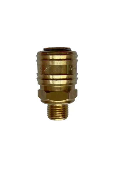 KUZGUN ONLİNE SHOP Pnömatik Sarı Stoper Otomatik Rekor Erkek Gövde T26 - M14x1.5Kuzgun Ticaret - 1