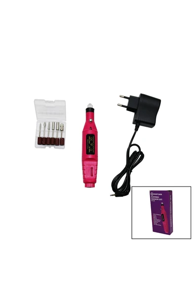 KUZGUN ONLİNE SHOP 7 UÇLU ELEKTRİKLİ MANİKÜR PEDİKÜR SETİ 2000-300RPM HIZ (4767) - Lisinya