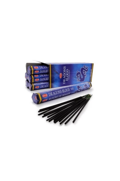 KUZGUN ONLİNE SHOP Dragons Blood Blue Hexa Tütsü Oda Kokusu ( Lisinya )