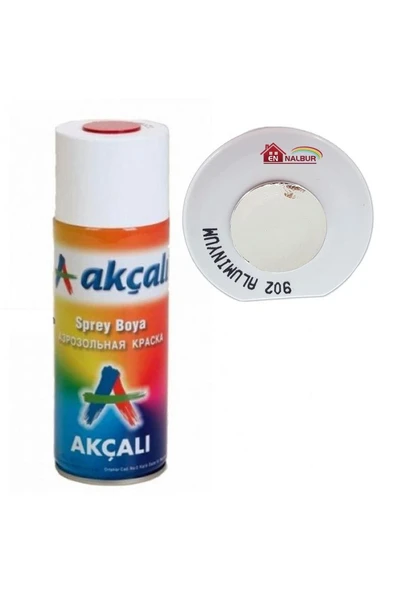 KUZGUN ONLİNE SHOP Akçalı Sprey Boya 400 ml 902 Alüminyum