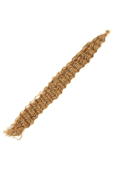 KUZGUN ONLİNE SHOP Rus Afro Dalgası Saç / Karamel
