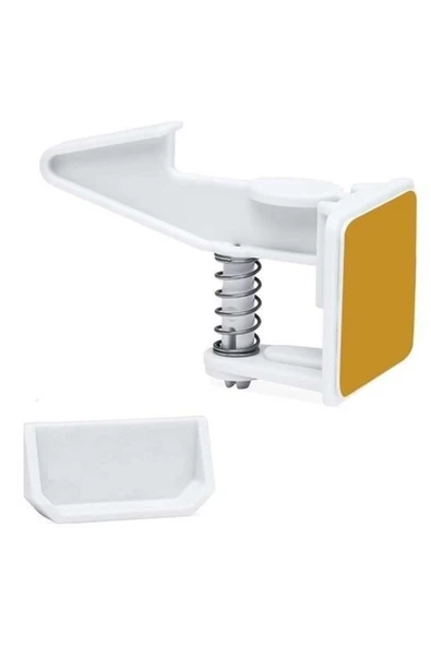 KUZGUN ONLİNE SHOP 4 Adet - Bebek Çocuk Güvenliği Korumalı Yapışkan Çekmece ve Dolap İçin Tutucu Gizli Güvenlik Kilidi