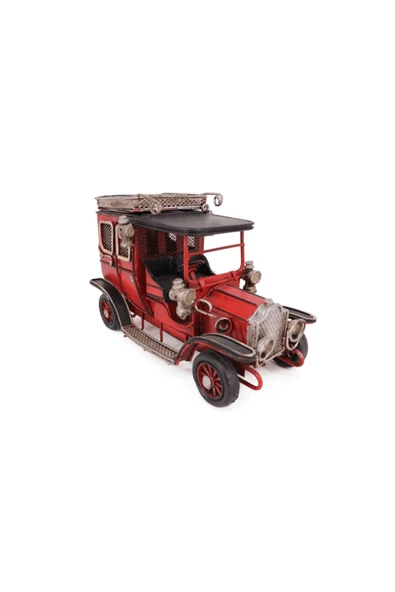KUZGUN ONLİNE SHOP Vintage Tasarım Dekoratif Metal Araba Çerçeveli (LİSİNYA)