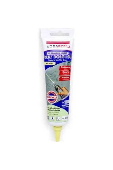 KUZGUN ONLİNE SHOP Vodabond Kullanıma Hazır Derz Dolgusu 400 gr Beyaz