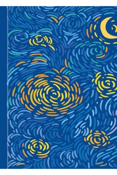 BOOKALEMUN YAYINEVİ Yıldızlı Gece Not Defter   9x15