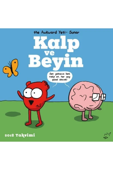 FOM KİTAP Kalp ve Beyin 2018 Duvar Takvimi