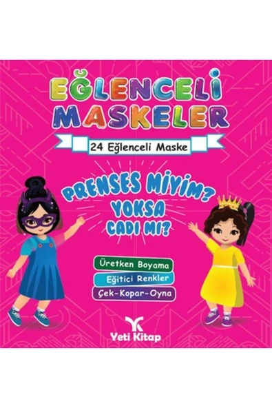 KUZGUN TİCARET Eğlenceli maskeler prenses miyim yoksa cadımı ?
