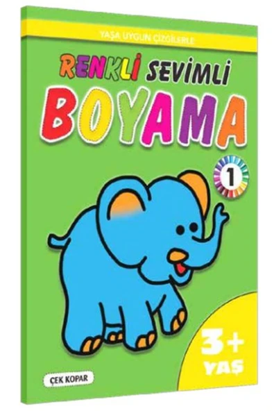KUZGUN TİCARET Renkli Sevimli Boyama -1 (3+Yaş)