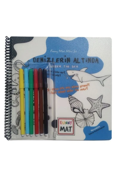 KUZGUN TİCARET Denizlerin Altında - Funny Mat - Mini Set (Aktivite Seti)