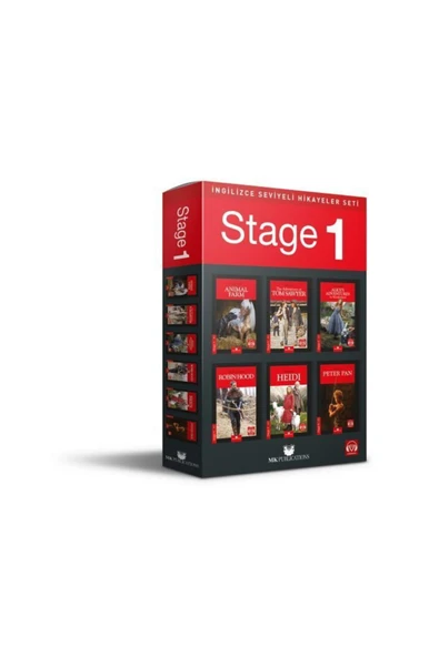 KUZGUN TİCARET İngilizce Seviyeli Hikayeler Seti - Stage-1