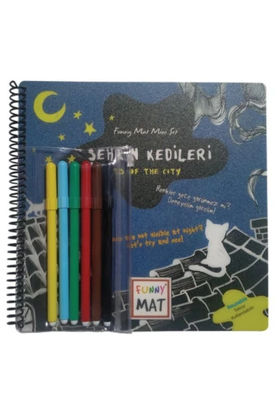 KUZGUN TİCARET Şehrin Kedileri - Funny Mat Mini Set (Aktivite Seti)