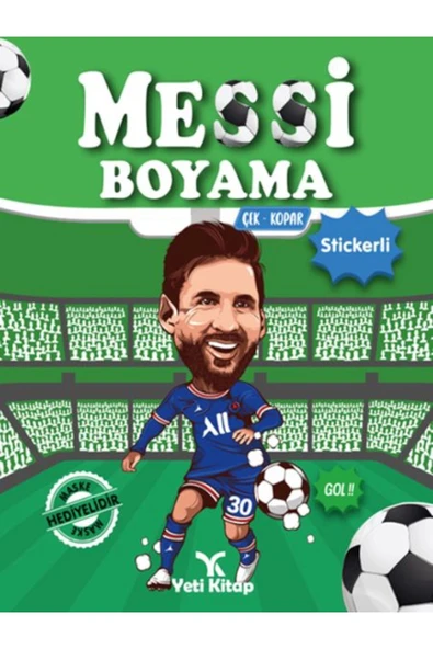 KUZGUN TİCARET Messi Boyama Kitabı