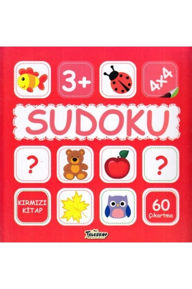 KUZGUN TİCARET Sudoku 4X4 Kırmızı Kitap - 1