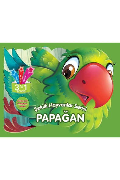 KUZGUN TİCARET Şekilli Hayvanlar Serisi - Papağan - 1