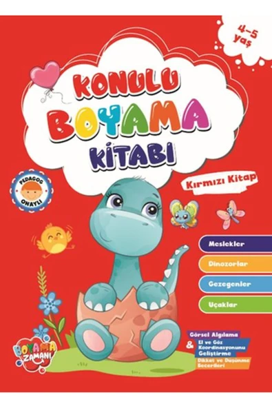 KUZGUN TİCARET Konulu Boyama - KırmızıKitap (4-5 Yaş)