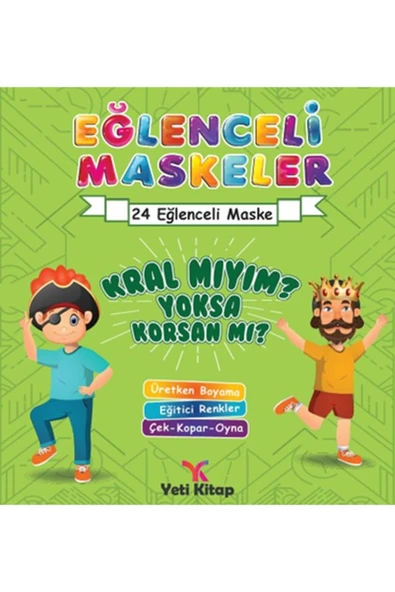 KUZGUN TİCARET Eğlenceli maskeler kral mıyım yoksa korsan mı?