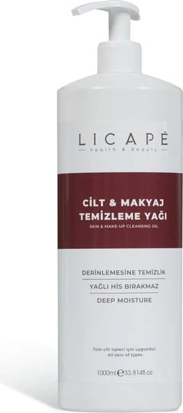 Licape İki Aşamalı Cilt ve Makyaj Temizleme Yağı 1000ml - 2