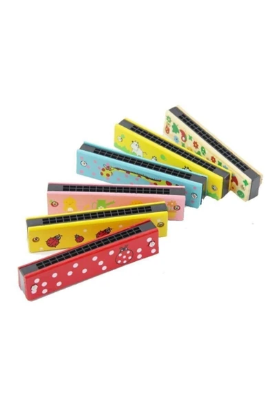 KUZGUN TİCARET Çocuk Mızıka Ahşap Mızıka Nefes Egzersizi Müzik Aleti ( Lisinya )