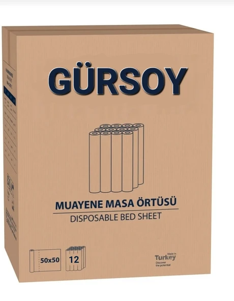 renktaş gürsoy muayene masa örtüsü sedye örtüsü