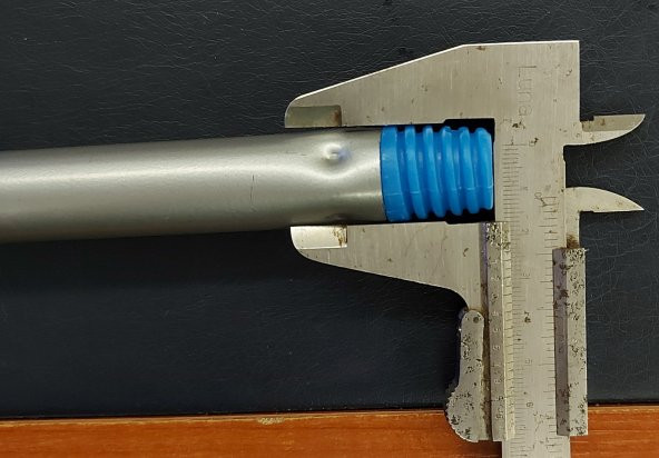 renktaş kısa sap 55 cm vileda sopası vidalı kısa sopa - 2