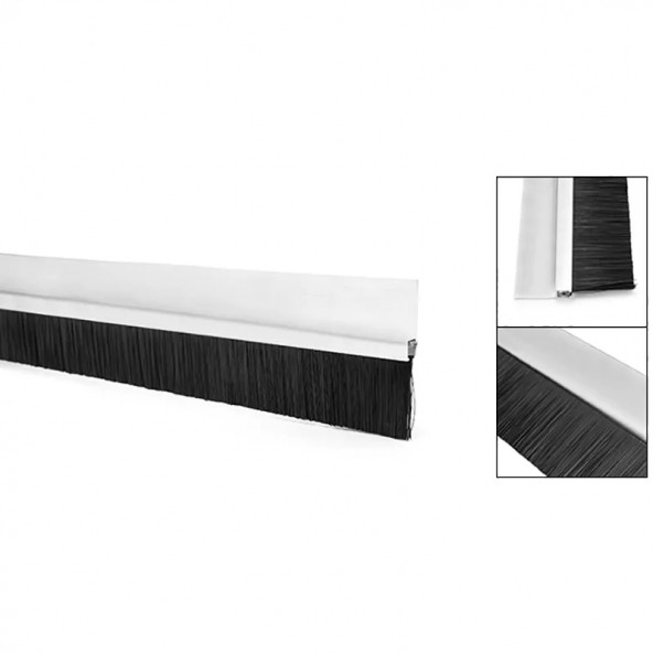 renktaş beyaz kapı altı fırçası 100 cm - 7