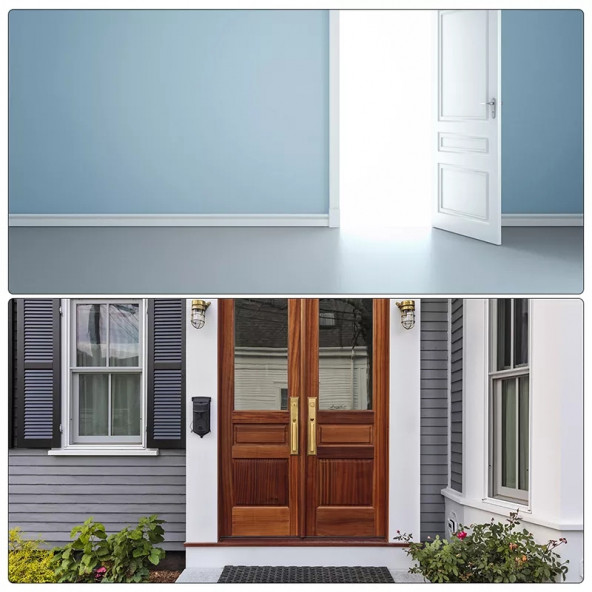 renktaş beyaz kapı altı fırçası 100 cm - 8