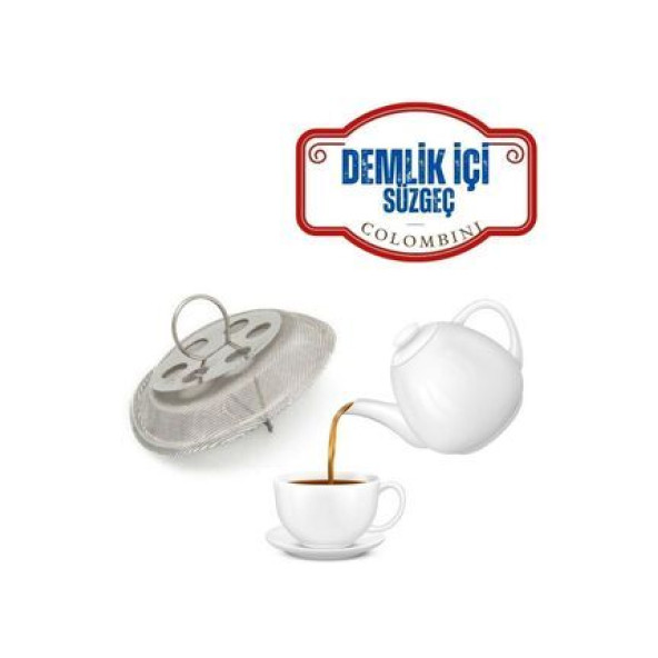 Çaydanlık Içi Çay Süzgeci 5li - 3