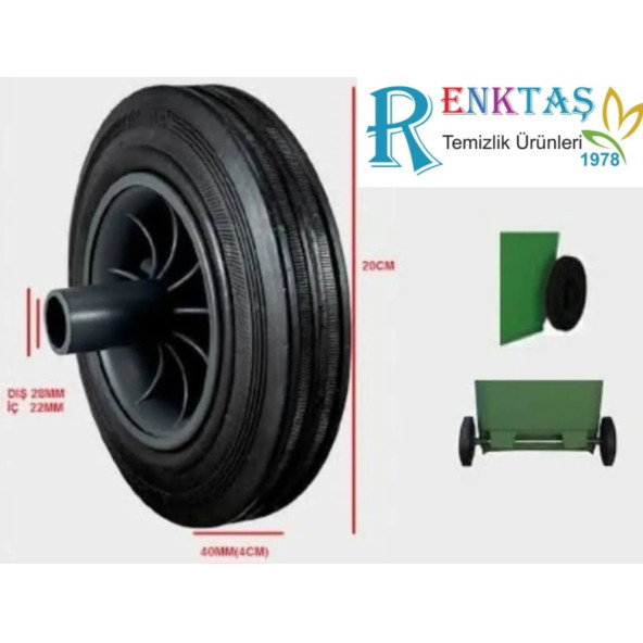 Çöp Konteyneri Tekeri - 2