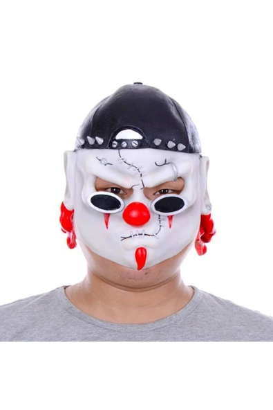 KUZGUN TİCARET Lateks Şapkalı Gözlüklü Beyaz Maske (4767) - Lisinya - 1