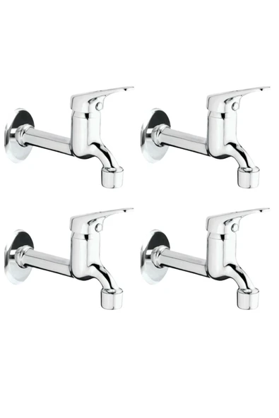 KUZGUN TİCARET 4lü Aç Kapa Mix Lavabo Musluk Wc Lavabo Uzun Musluk Perlatörlü ( Lisinya ) - 1