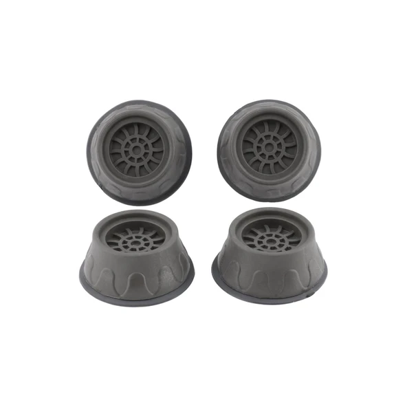 Çamaşır Makinesi Kurutma Titreşim Gürültü Önleyici Yükseltici Ayak Denge Ayağı Kaydırmaz Gri 8 ADET - 4