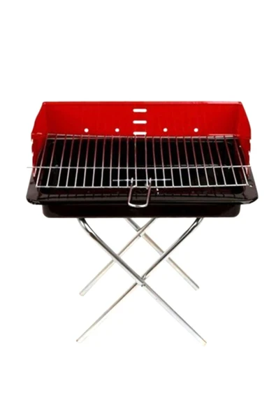 KUZGUN TİCARET 50CM PERVAZLI PORTATİF AYAKLI MANGAL TEKLİ KUTULU (4767) - Lisinya - 1
