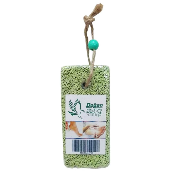 Doğan 2 Adet Doğal Topuk Taşı Ponza Törpü İpli Karışık Renkli - 3