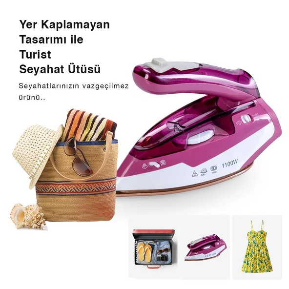 Gold Master Gm-7617 Turist Seyahat Ütüsü - 5