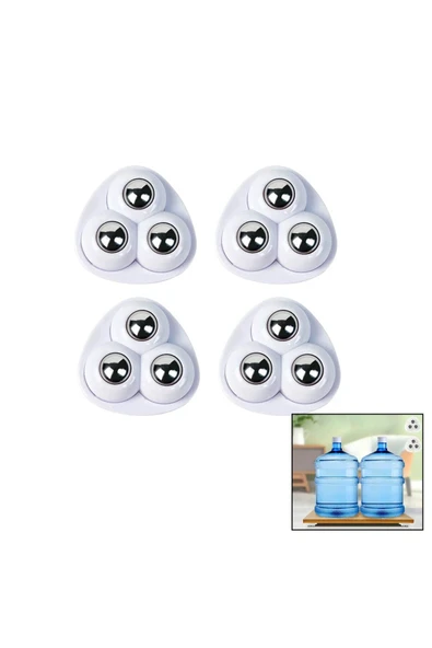 KUZGUN TİCARET 4 PCS 3 BİLYA TEKERLEKLİ MOBİLYA EŞYA TAŞIMA APARATI 360 DERECE (4767) - Lisinya