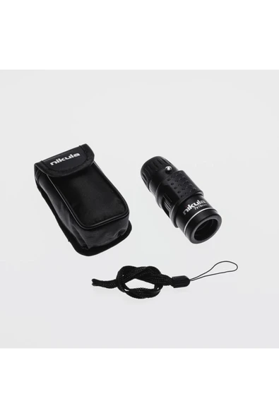 KUZGUN TİCARET Nıkula 7x18 Avuç Içi Kauçuk Kaplamalı Hd Optik, Cepte Taşınan Mini Monoküler Dürbün ( Lisinya )