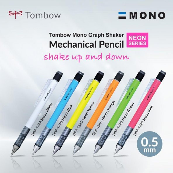Tombow Mono Graph Versatil Kalem 0.7 mm Beyaz - 1