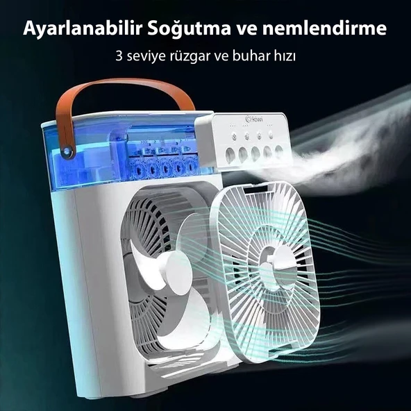 Kiwi KFAN-7655 Soğuk Buharlı Masaüstü Vantilatör - 3