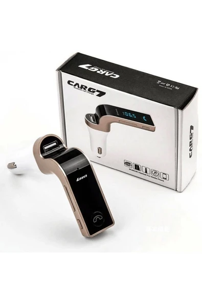 KUZGUN TİCARET Carg7 Bluetooth Araç Fm Transmitter Usb Girişli ( Lisinya )
