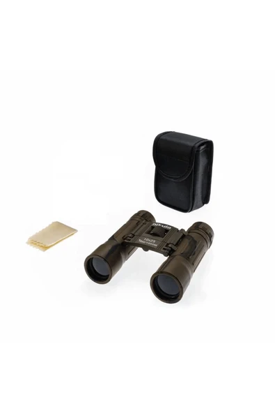 KUZGUN TİCARET 10x25 El Dürbünü - Askeri - Kauçuk Kaplama - 1000m/56m ( Lisinya )